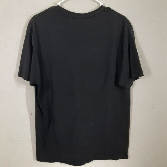 University Of Miami Vtg Adult Mens M Black Short Sleeve T Shirt NCAA - Picture 5 of 7